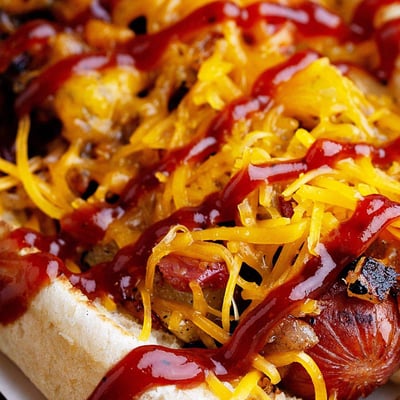 Cheese Style Hot Dog