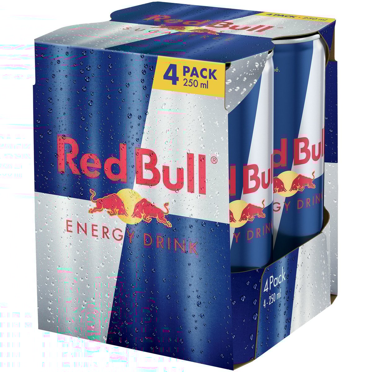 Red Bull Energy drink Pack 4x250ml plech