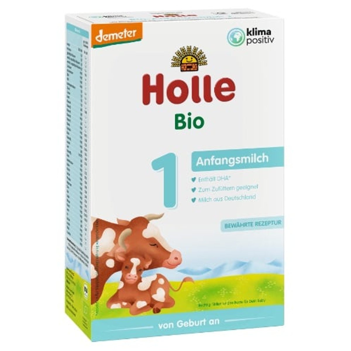 Holle Bio Počáteční kojenecké mléko 1 pro děti od narození, 400 g