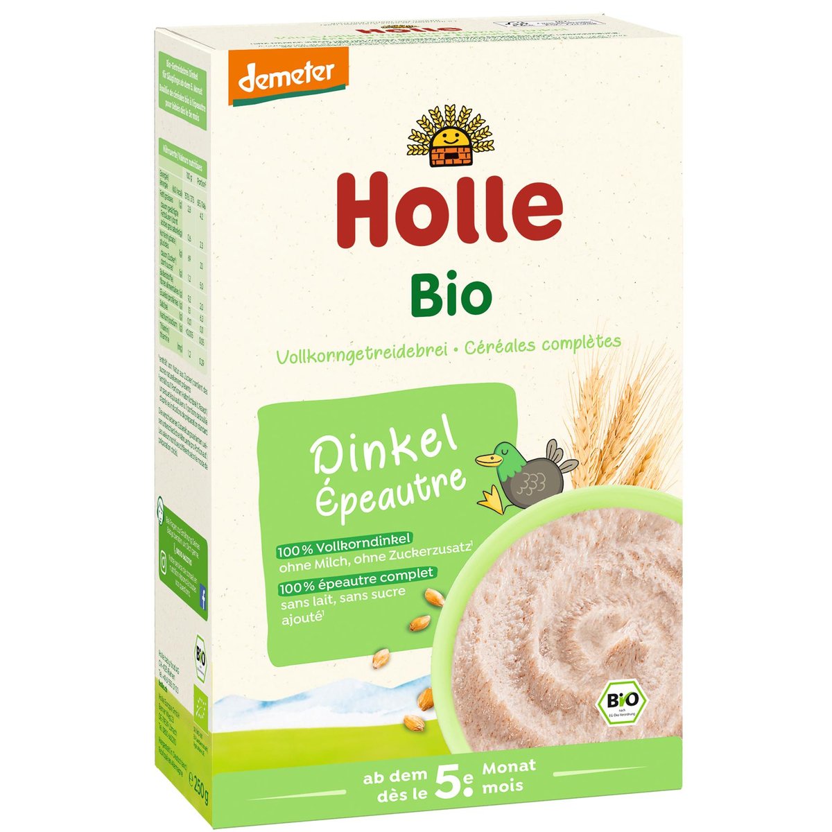 Holle BIO Špaldová kaše vhodná od 5. měsíce