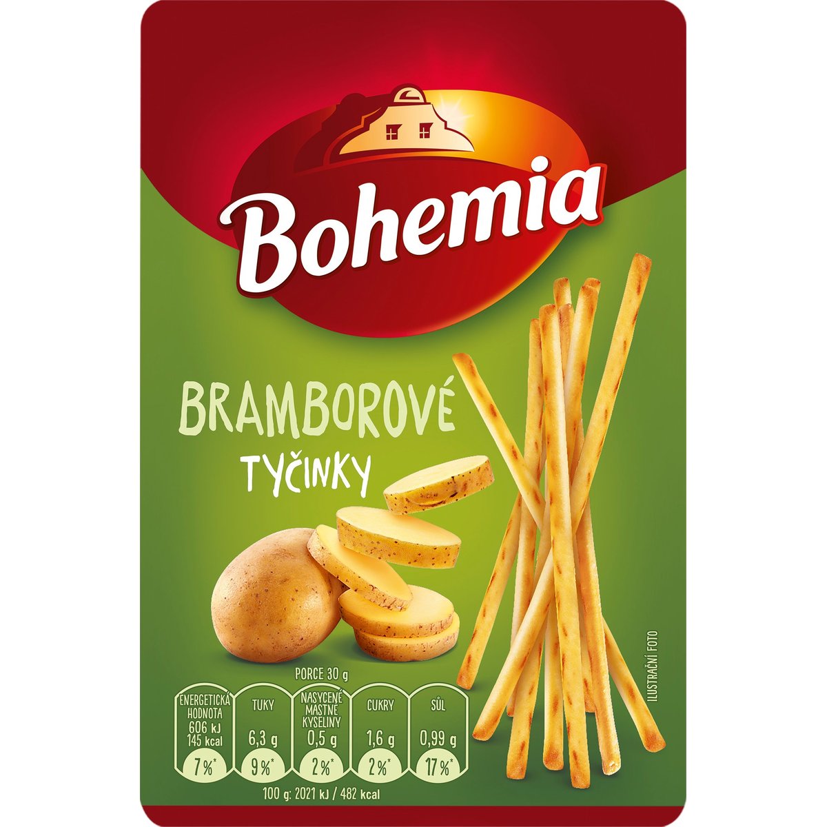 Bohemia Z pece bramborové tyčinky