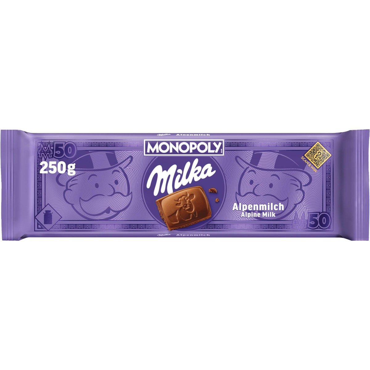 Milka mléčná 250 g