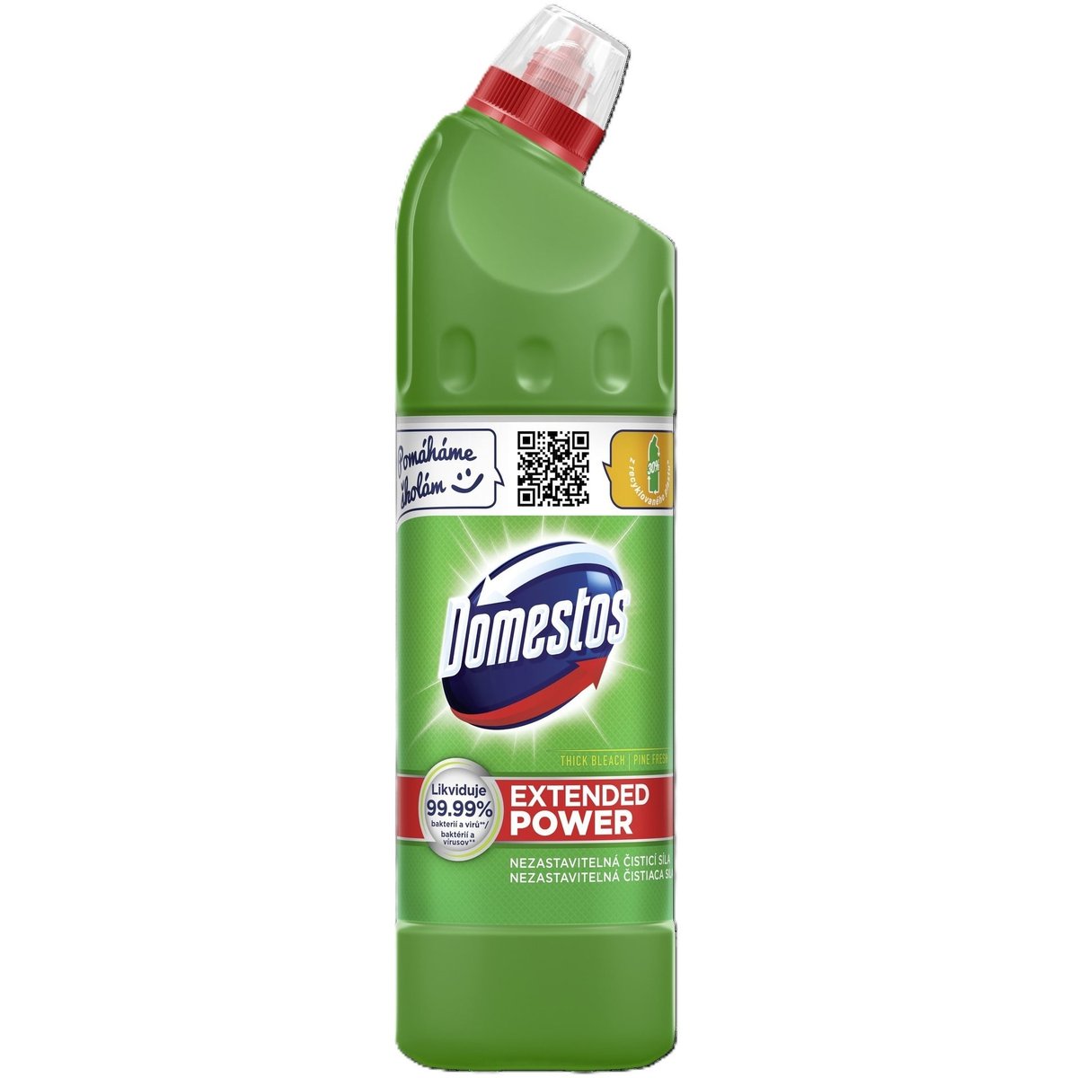 Domestos Extended Power Pine Tekutý dezinfekční a čistící přípravek na toalety