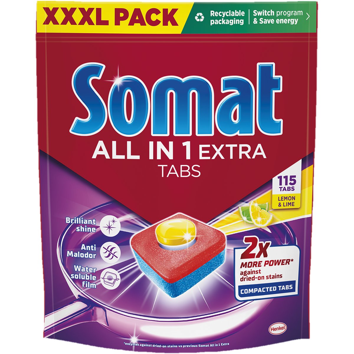 Somat All in 1 Extra Lemon & Lime tablety do myčky