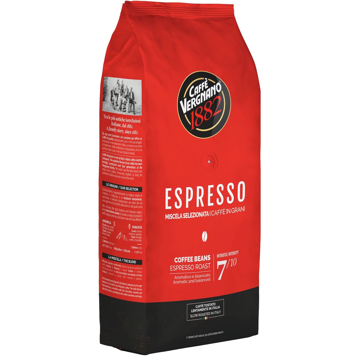 Caffè Vergnano 1882 Espresso pražená zrnková káva