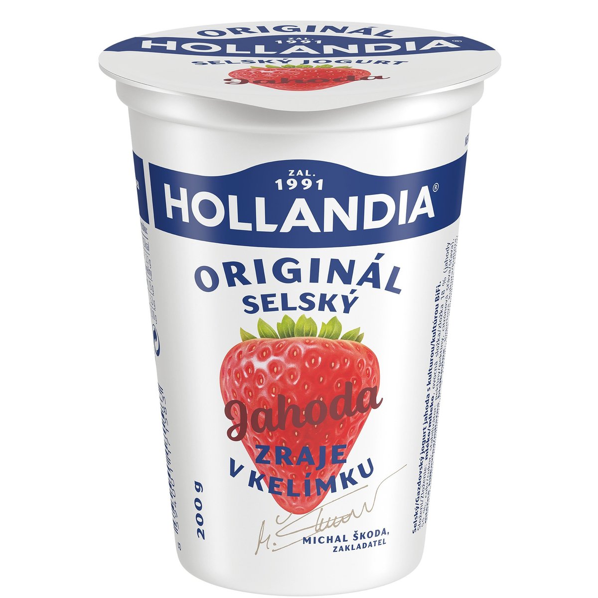 Hollandia Selský jogurt jahoda