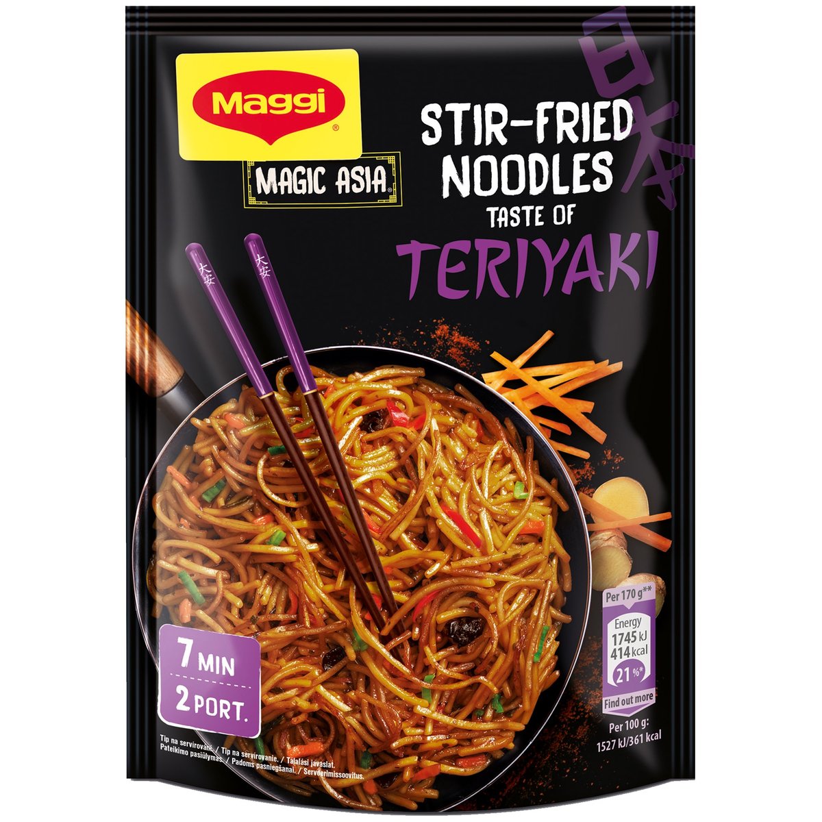 Maggi Magic Asia Smažené nudle Teriyaki