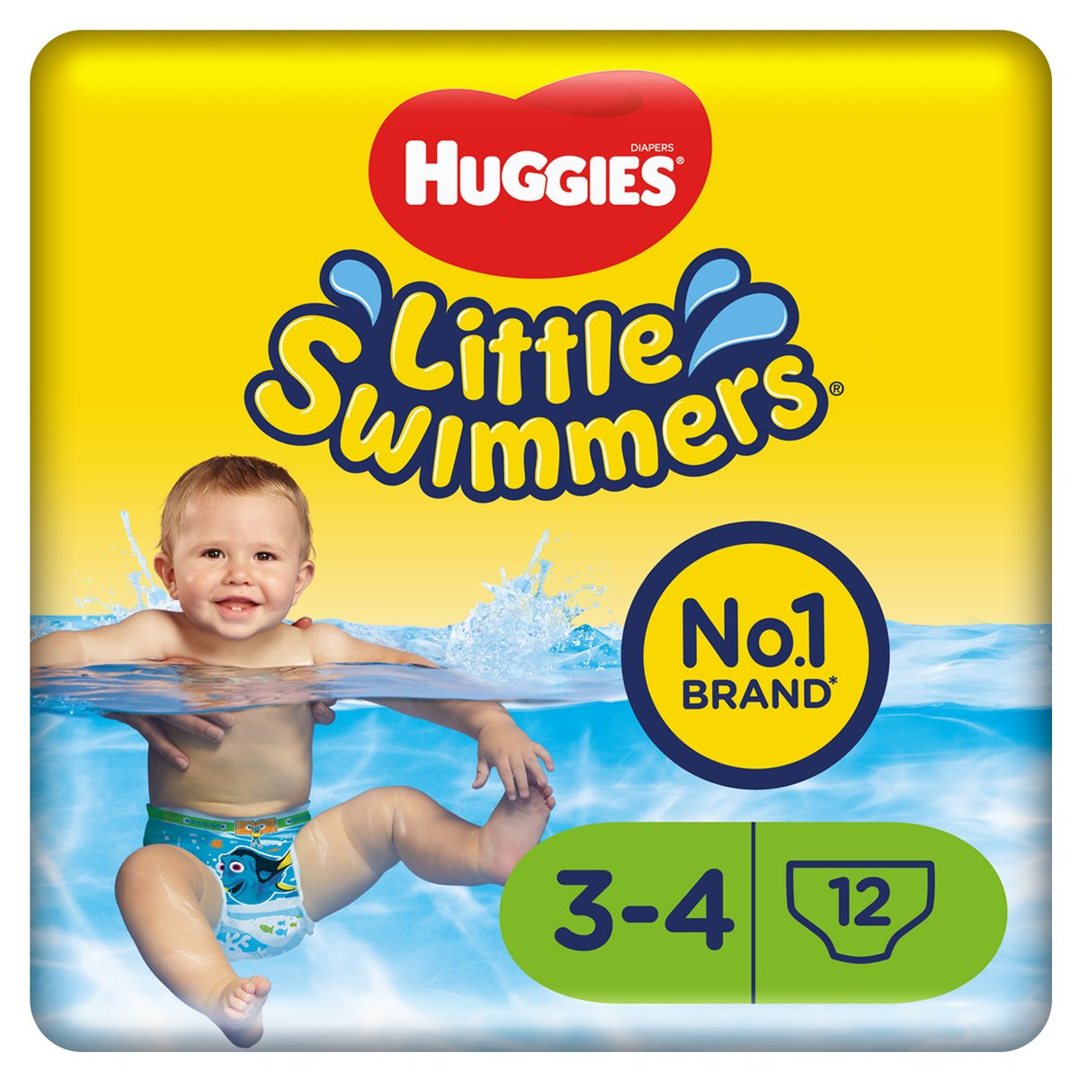 Huggies® Little swimmers Plenkové plavací kalhotky 7–15 kg (velikost 3–4)