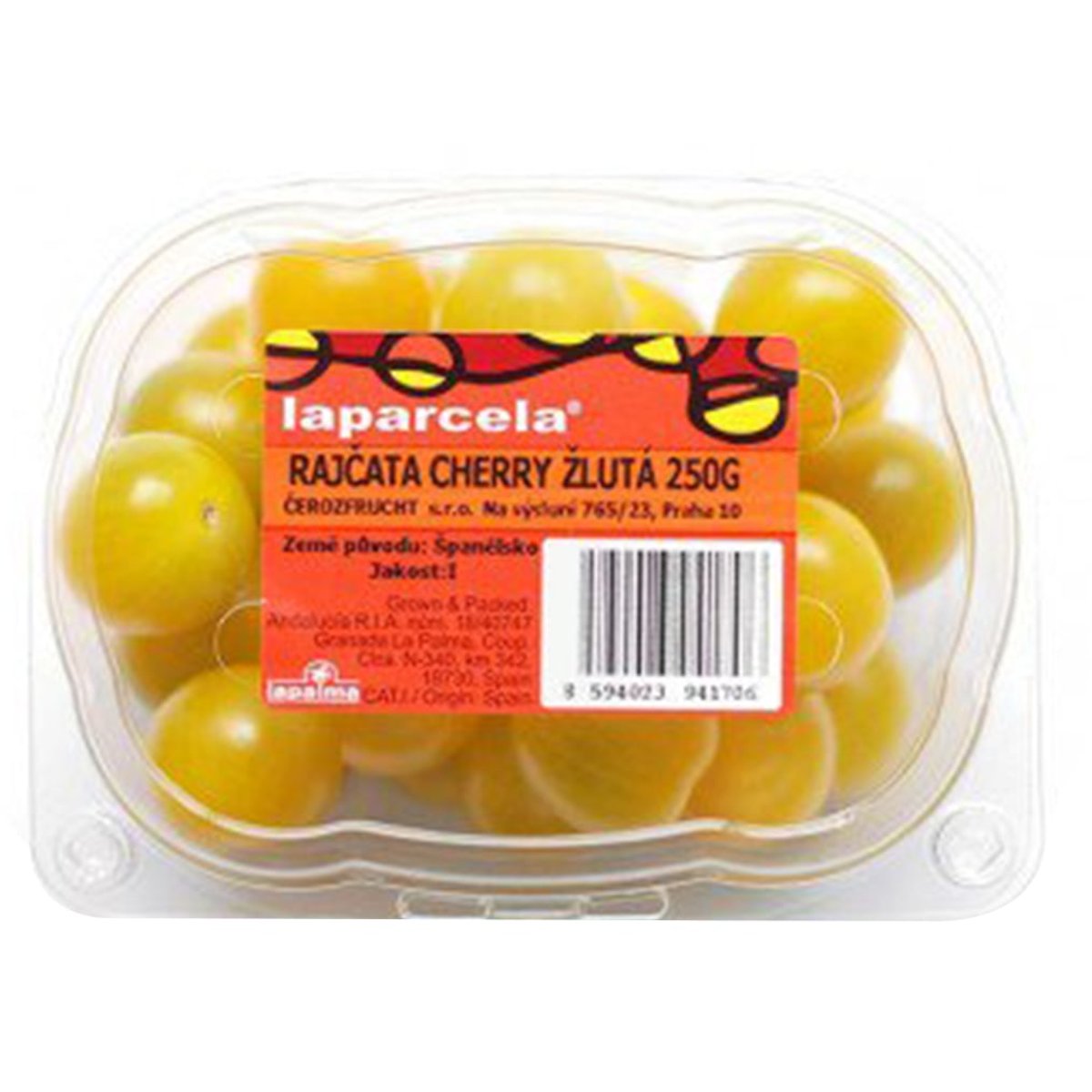 Rajčata cherry žlutá, vanička