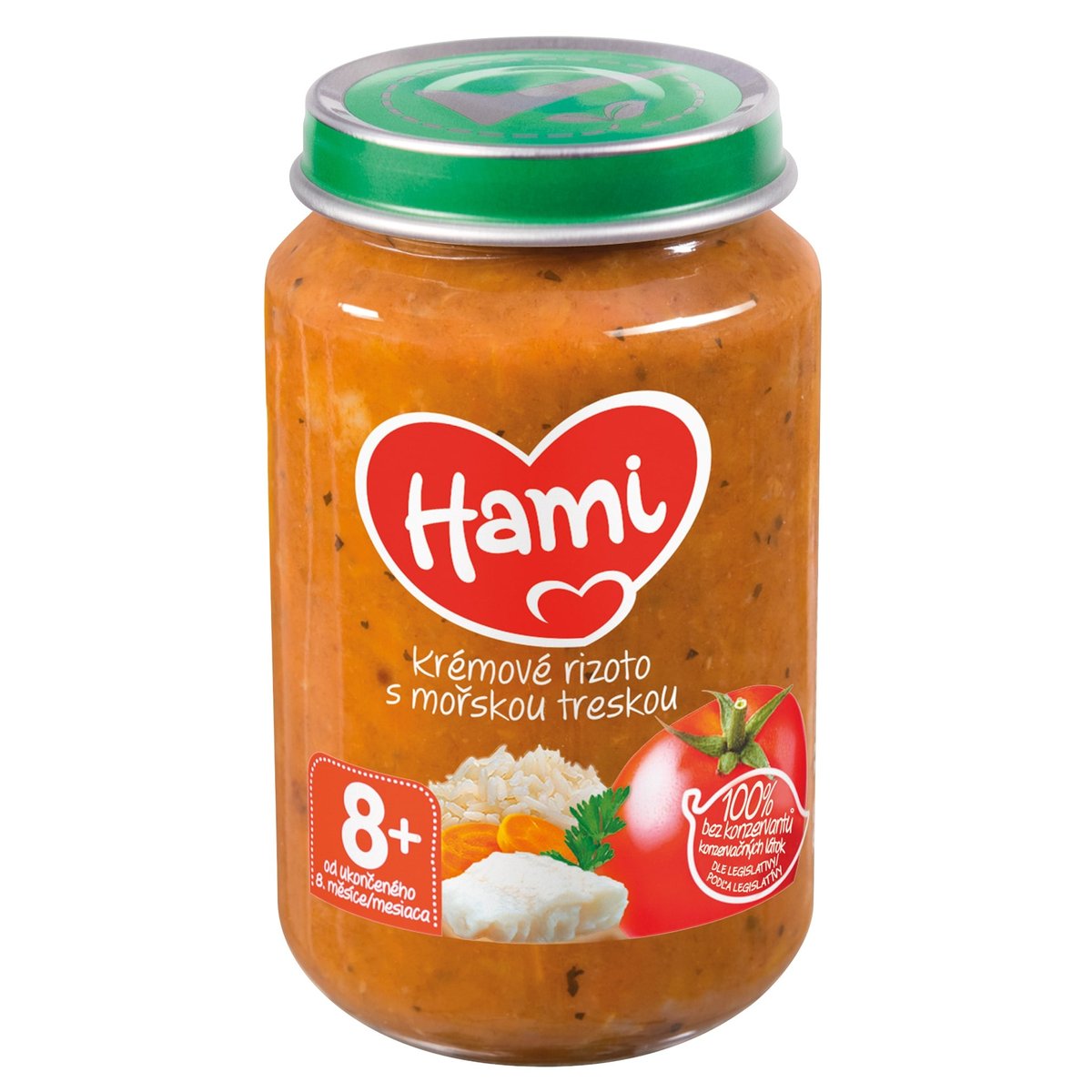 Hami Příkrm krémové rizoto s mořskou treskou