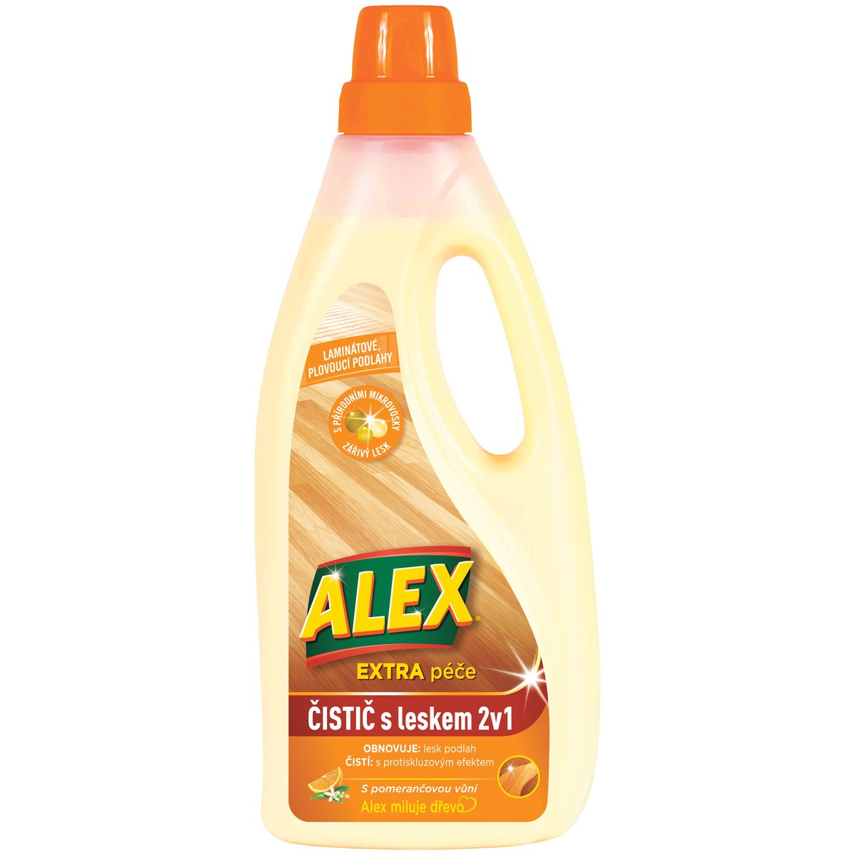 Alex Čistič na laminát s leskem 2v1 s pomerančovou vůní