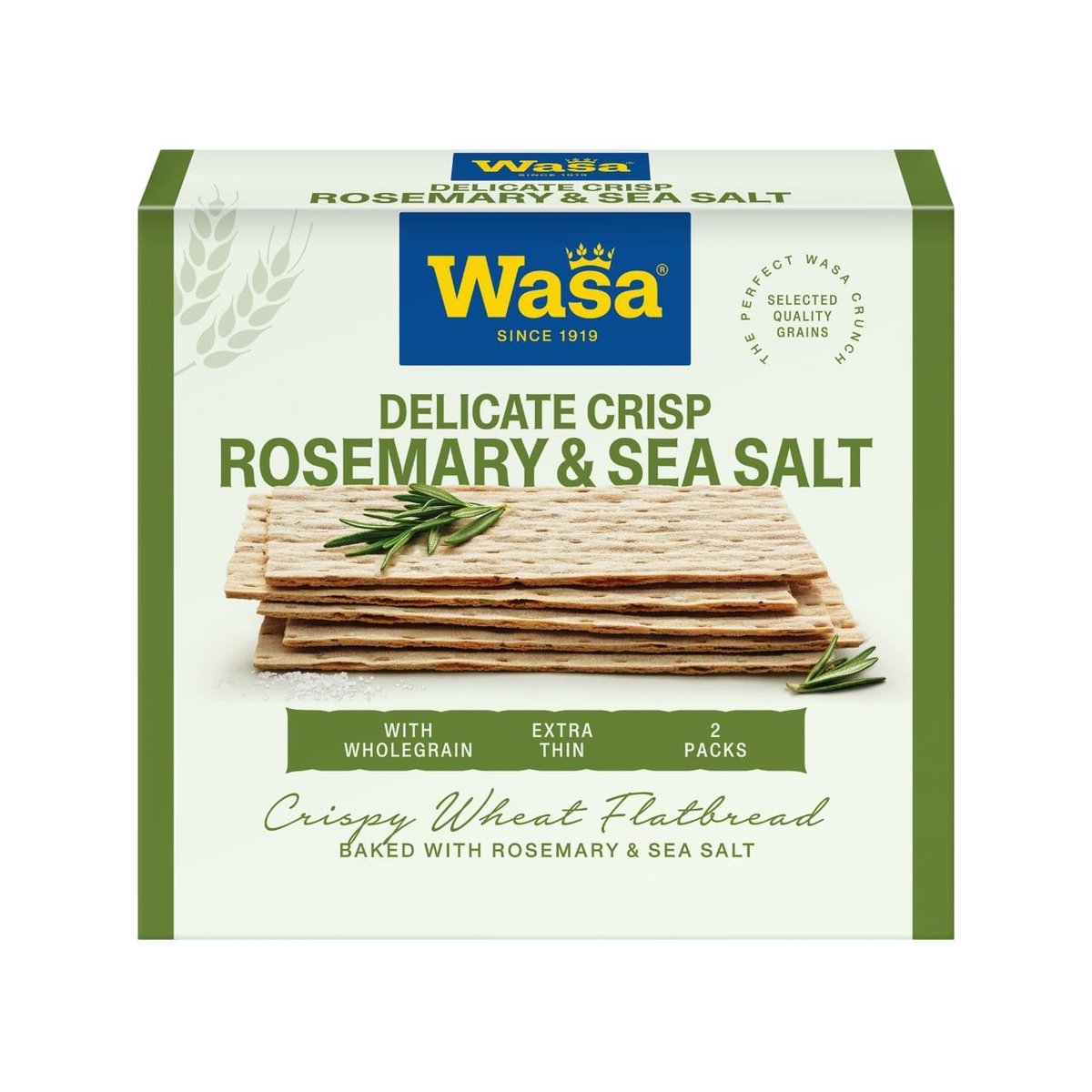 Wasa Delicate pšeničný s rozmarýnem a solí