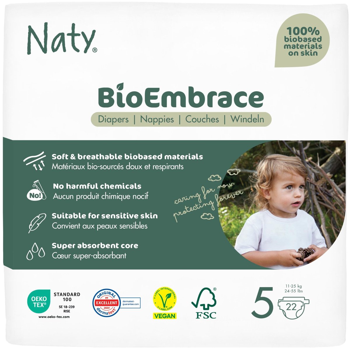 Eco by Naty Plenky Junior 11-25 kg (22 ks)