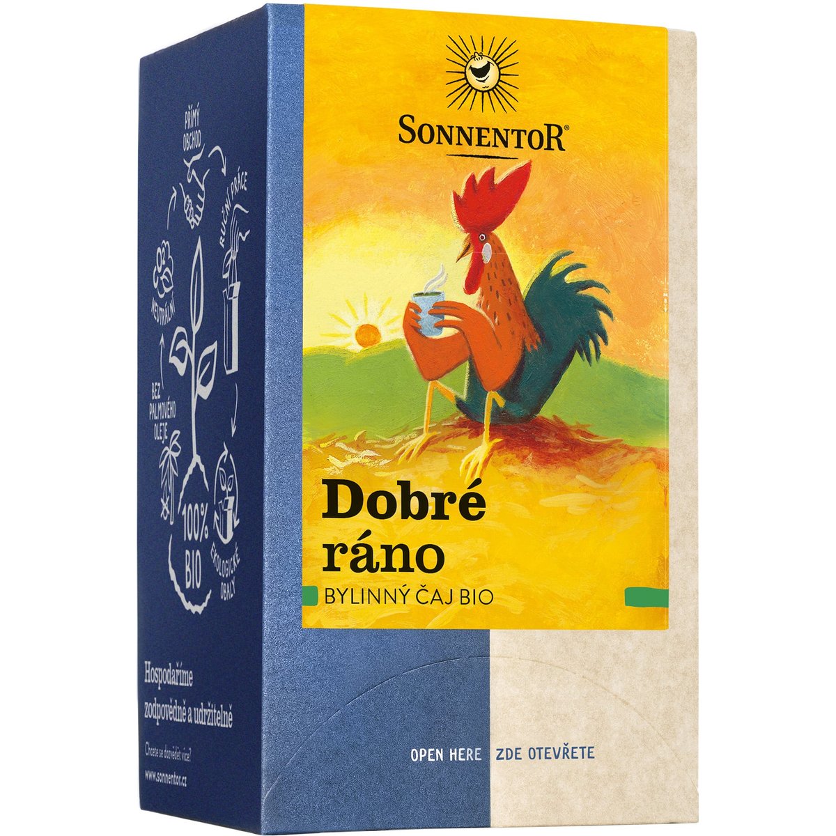 Bylinný čaj Sonnentor - Dobré ráno, bio, 18 x 1,5 g