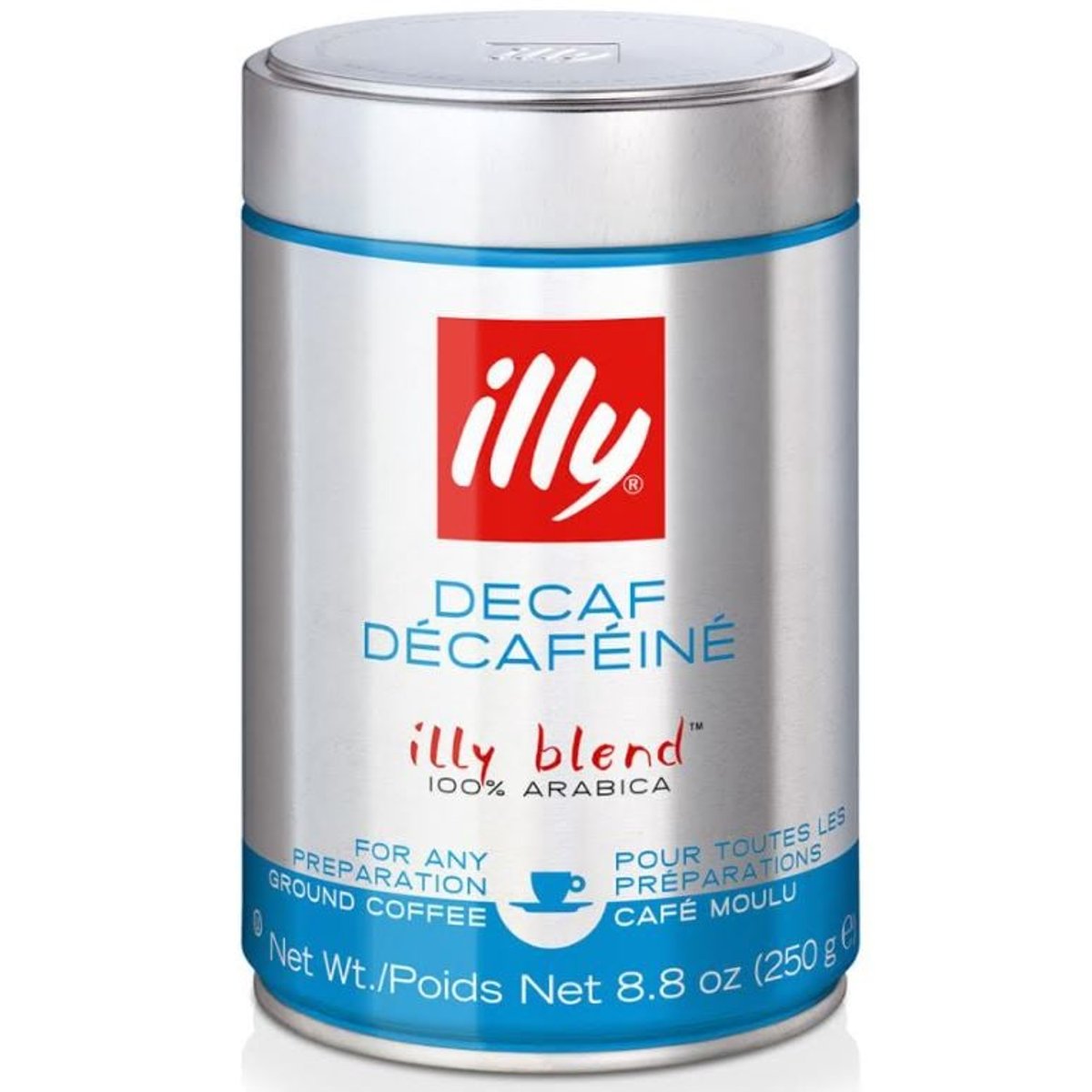 illy Espresso káva mletá bez kofeinu