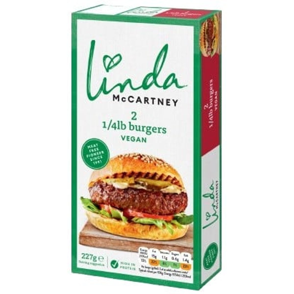 Linda McCartney's Vegetariánské placky s cibulí, mražené (2 ks)