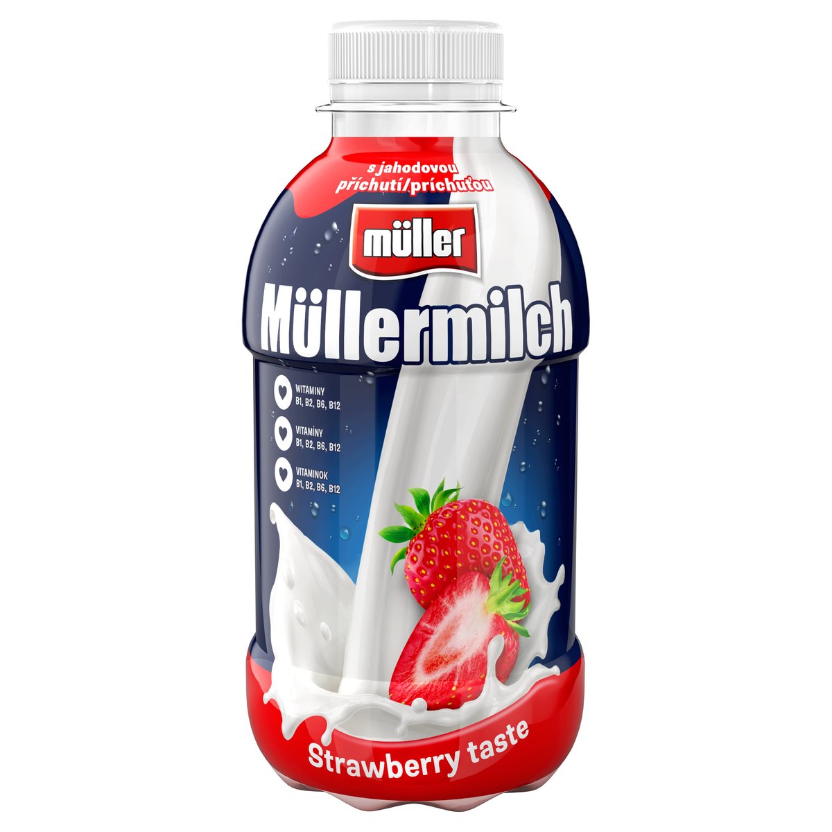 Müllermilch Mléčný nápoj jahoda