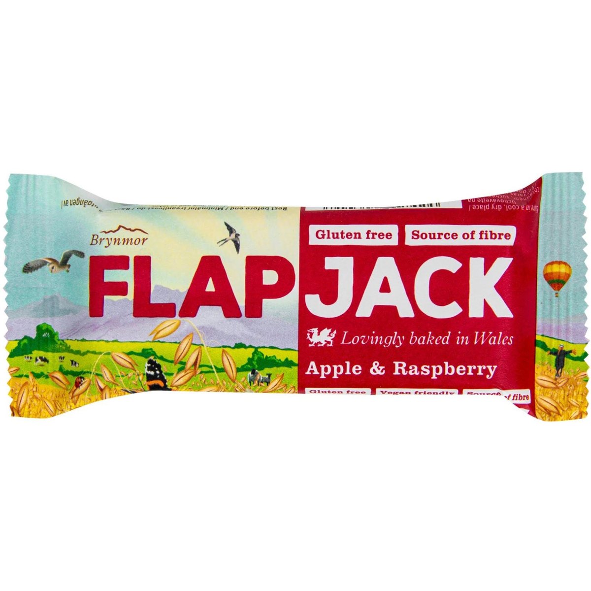 WHOLEBAKE Flapjack ovesný malina-jablko