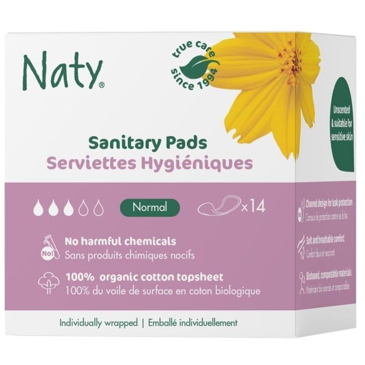 Dámské vložky ECO by Naty - normální 14ks