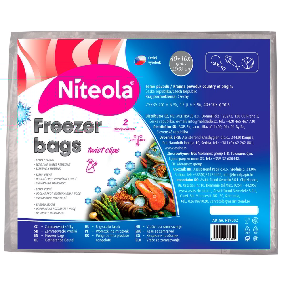 Niteola Zamrazovací sáčky