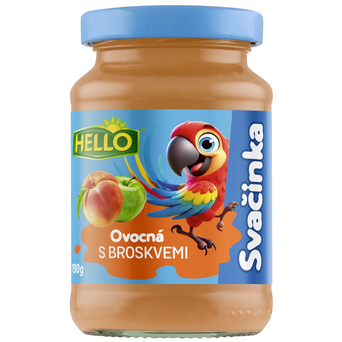 Hello Ovocná svačinka s broskvemi a vitaminem C
