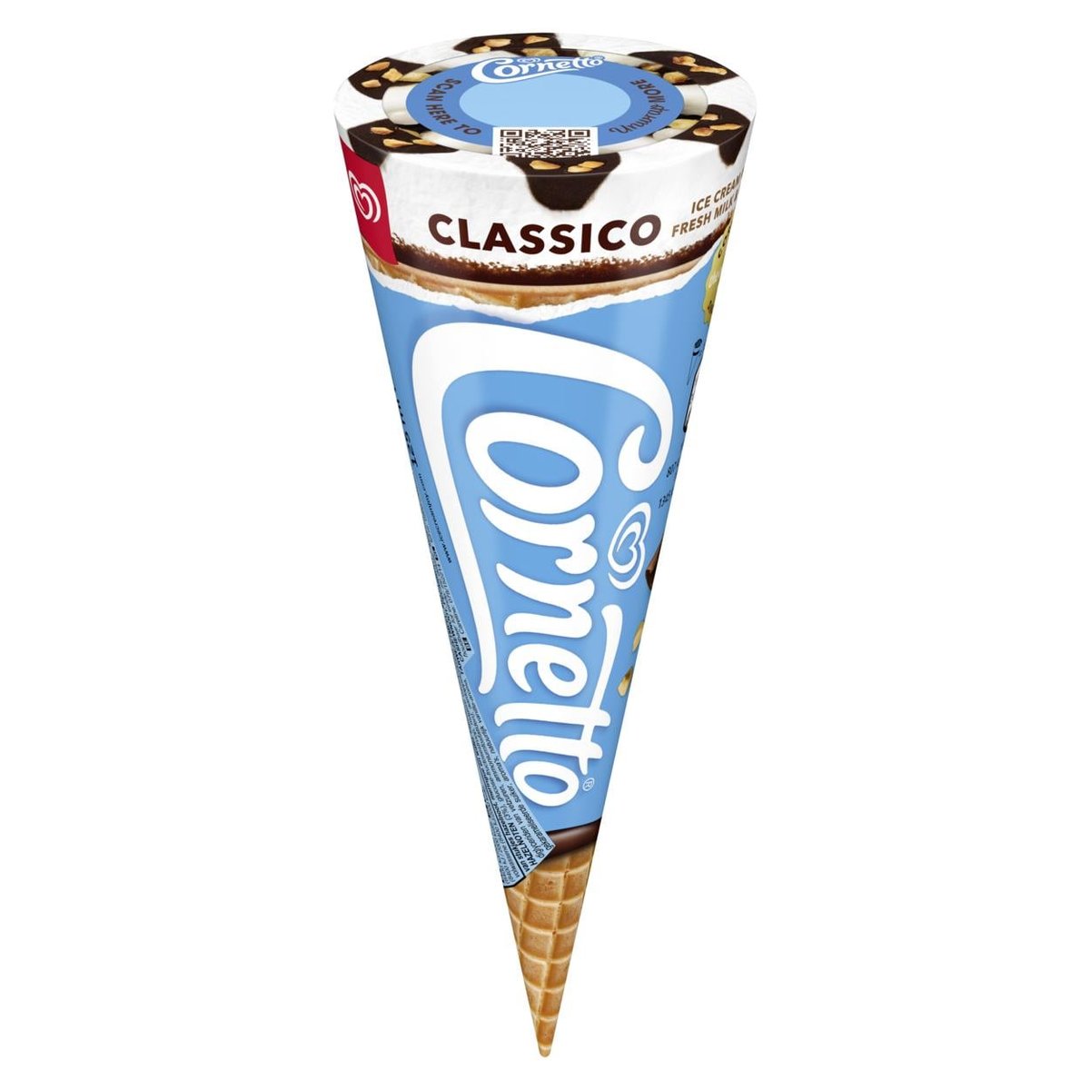 Cornetto Vanilka zmrzlina v kornoutu