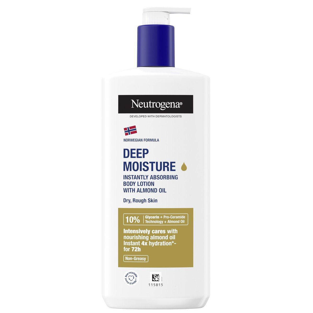 Neutrogena Hloubkově hydratační tělové mléko s olejem pro suchou pokožku