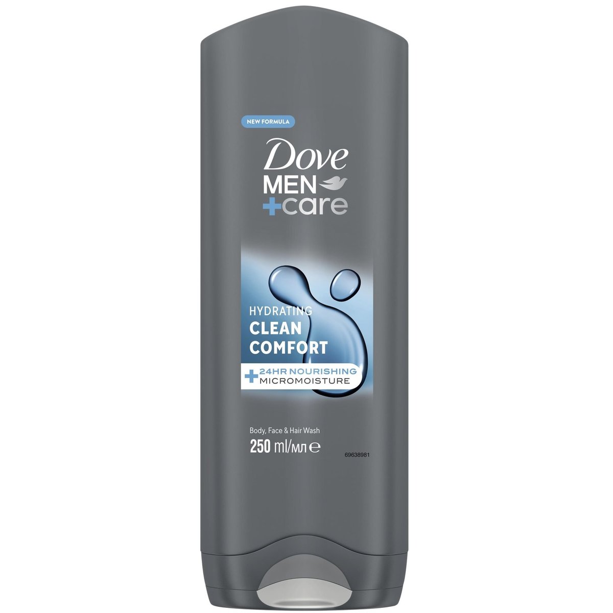 Dove Men+Care Clean Comfort sprchový gel na tělo a obličej pro muže