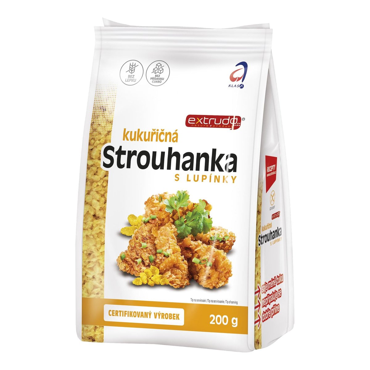 Extrudo Bezlepková kukuřičná strouhanka s lupínky