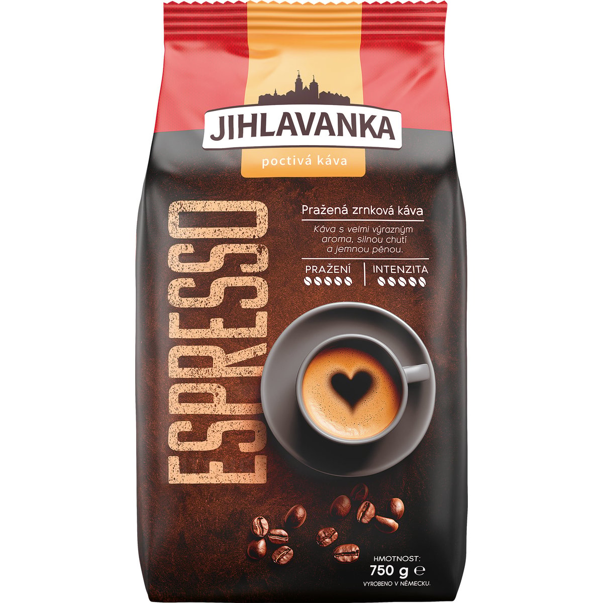 Jihlavanka Espresso zrnková káva
