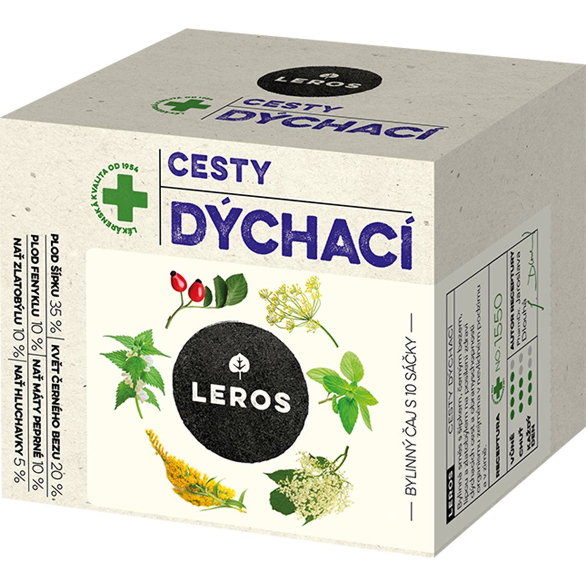 Leros Natur Dýchací cesty šípek a bez