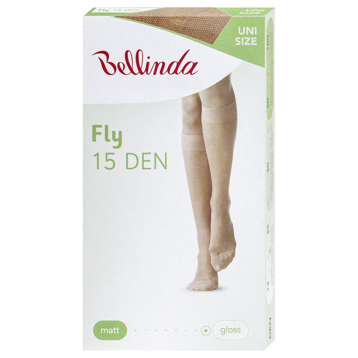 Bellinda Silonkové podkolenky FLY 15, tělové, vel. UNI