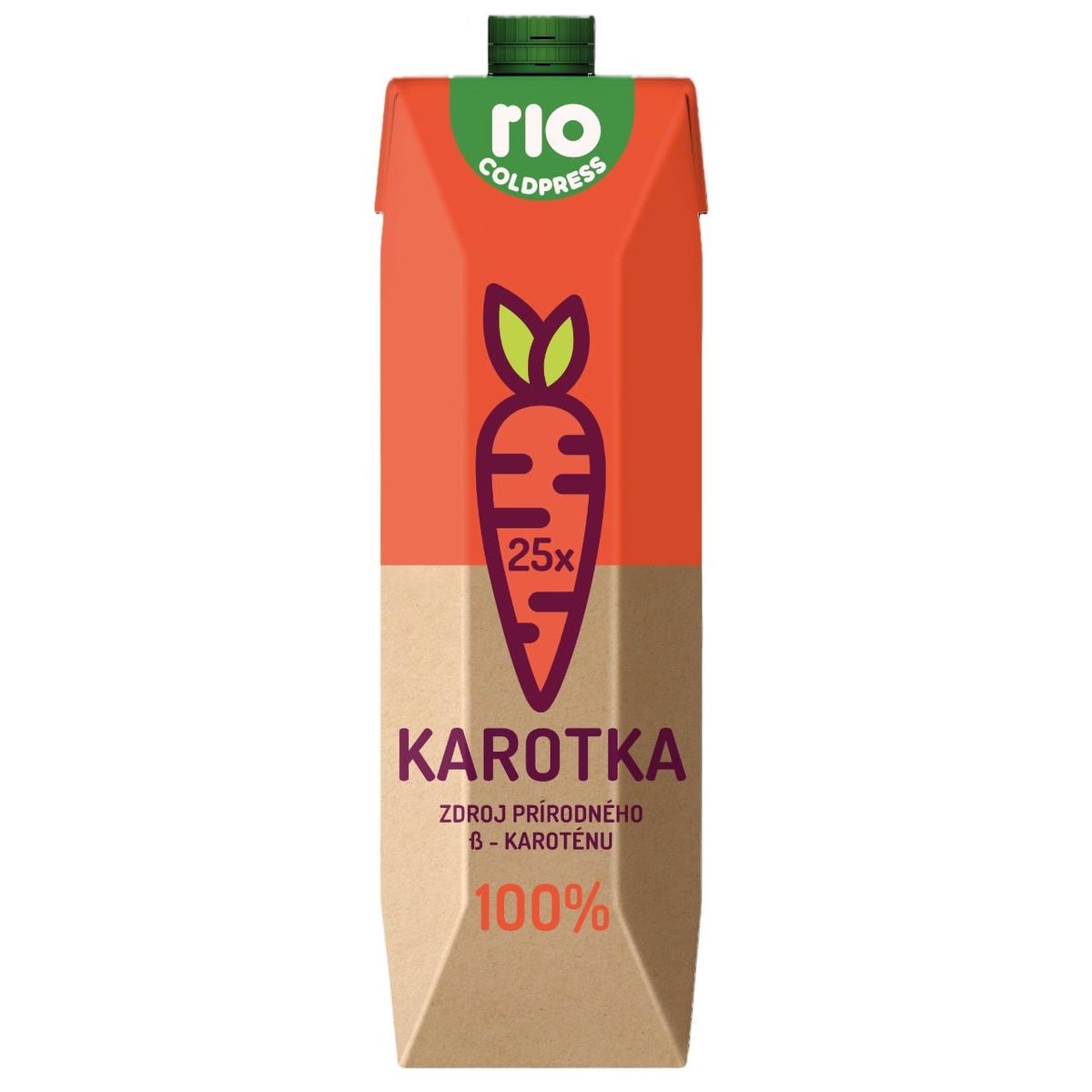 Rio Cold press 100% šťáva karotková