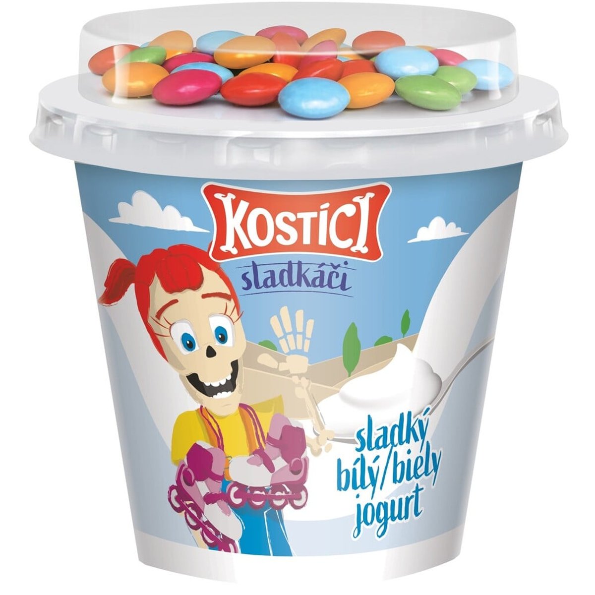 Kostíci Sladkáči jogurt bílý