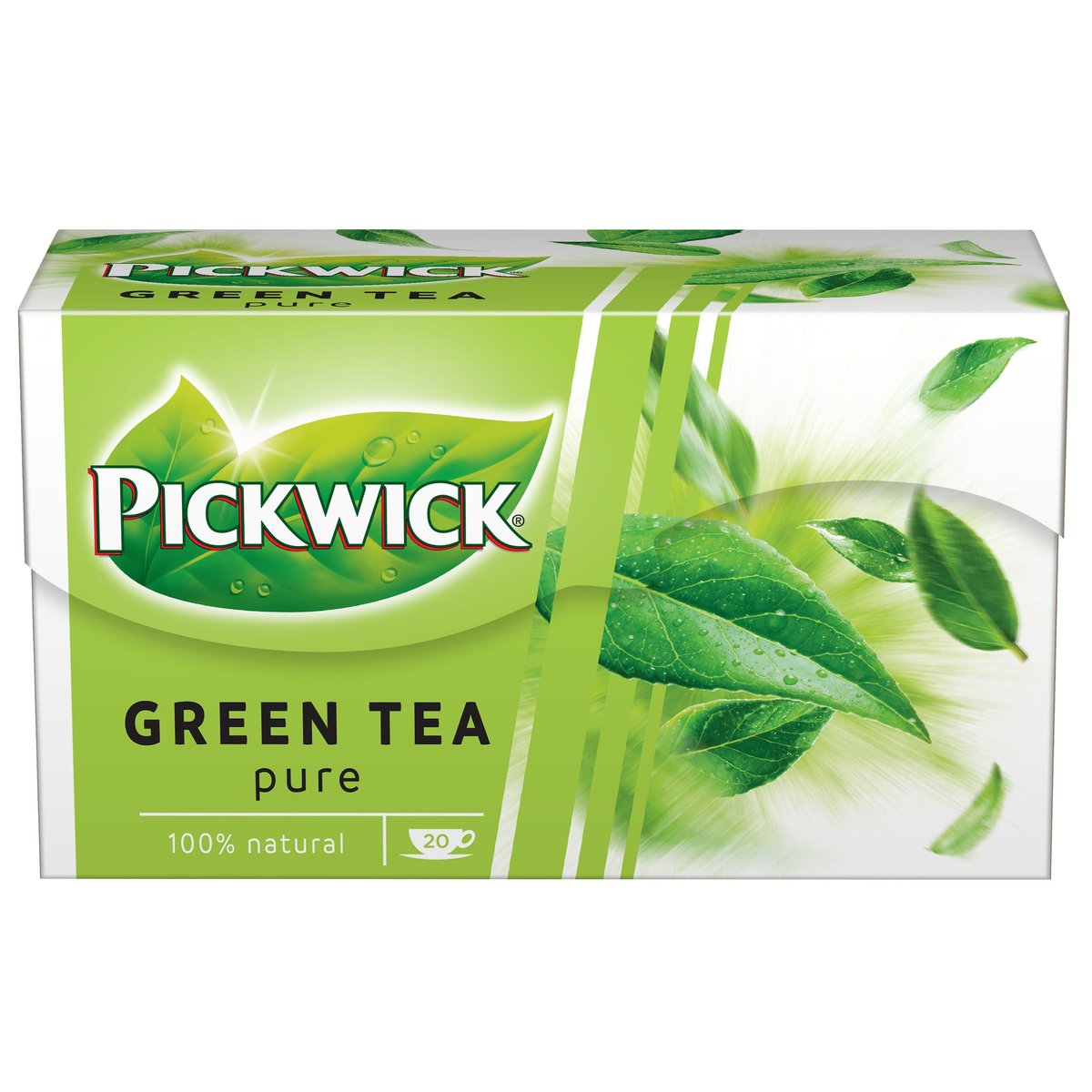 Čaj Pickwick Zelený neochucený, 20 x 2 g