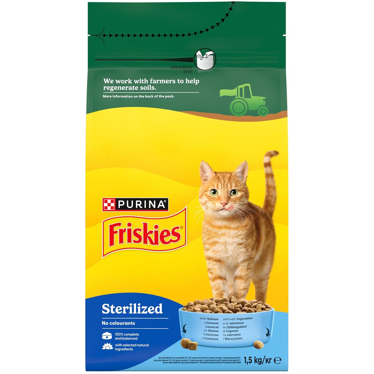 Friskies Sterilised granule pro kočky losos