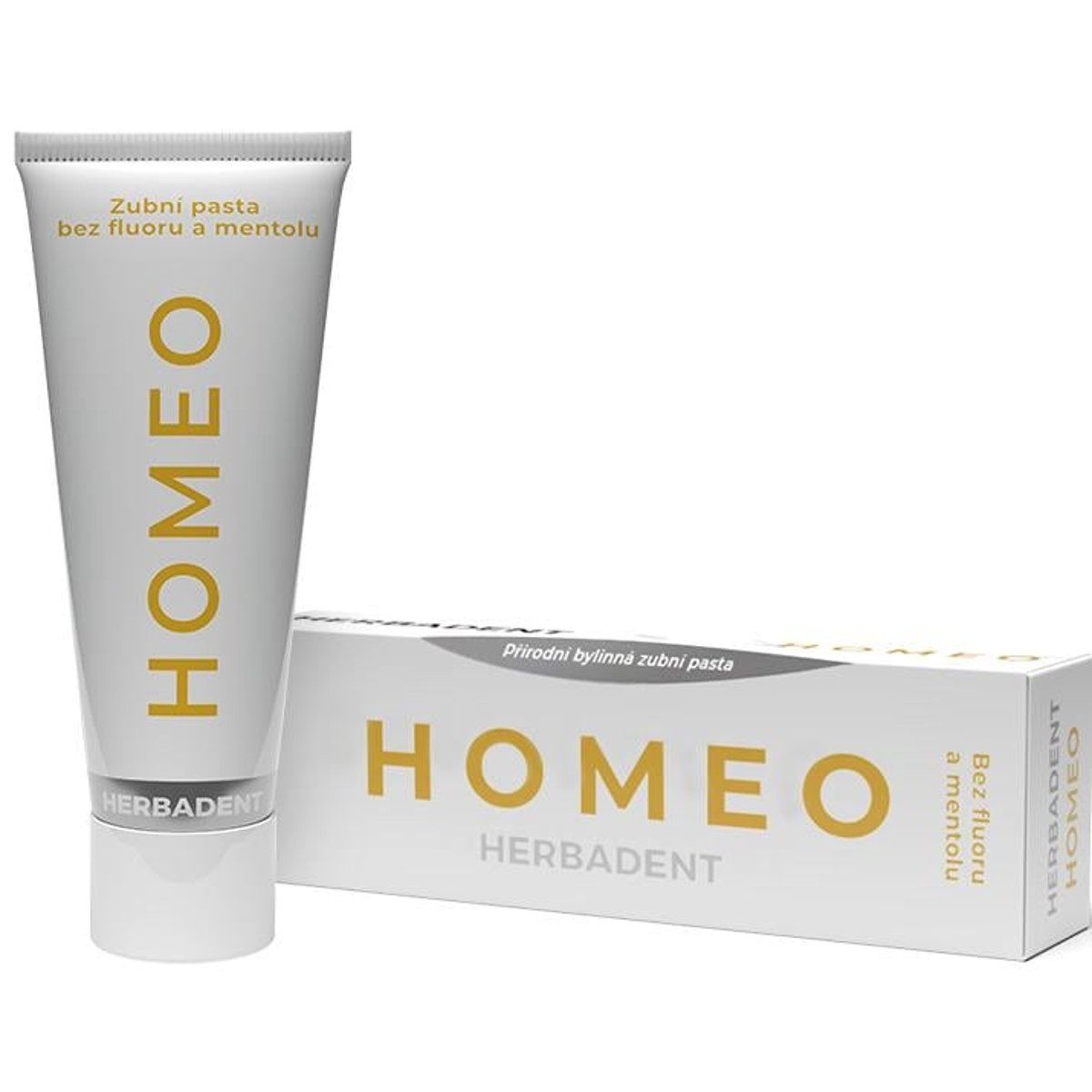 Herbadent Homeo bylinná zubní pasta bez fluoridu a mentolu