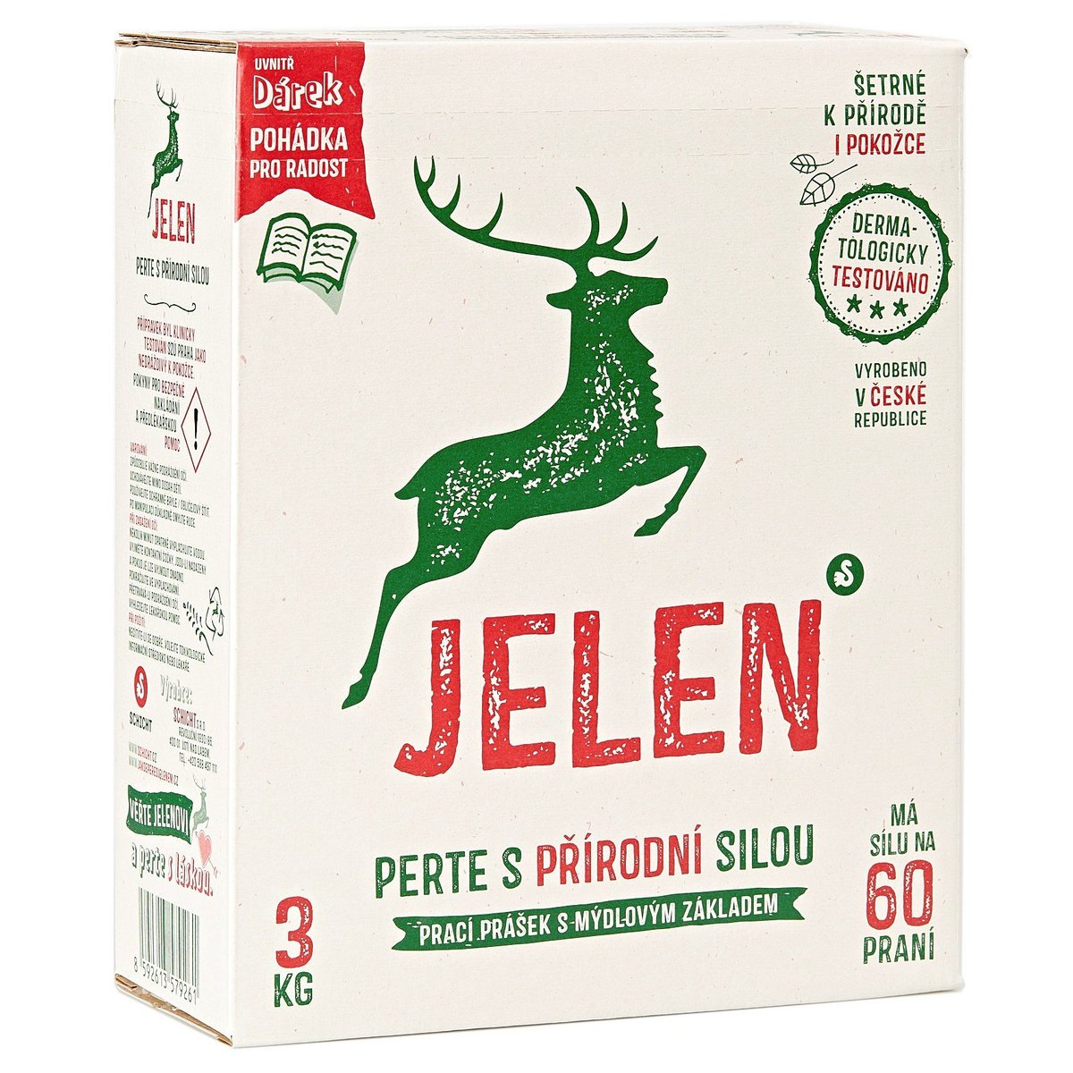 Jelen Mýdlový prací prášek, 3kg
