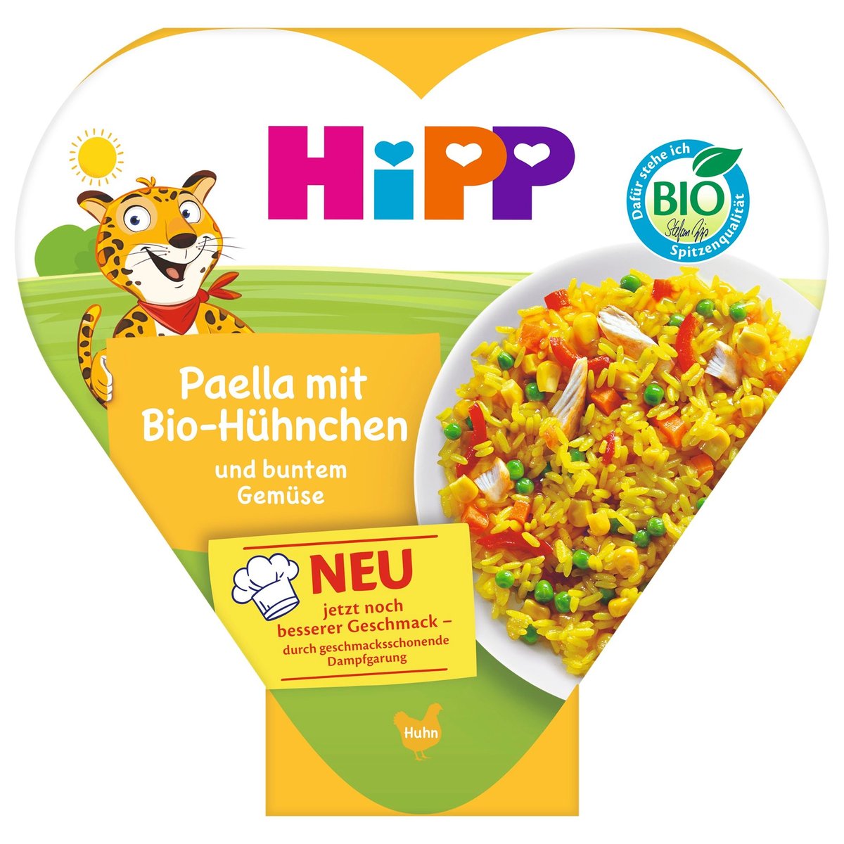 HiPP BIO Paella se zeleninou a kuřecím masem