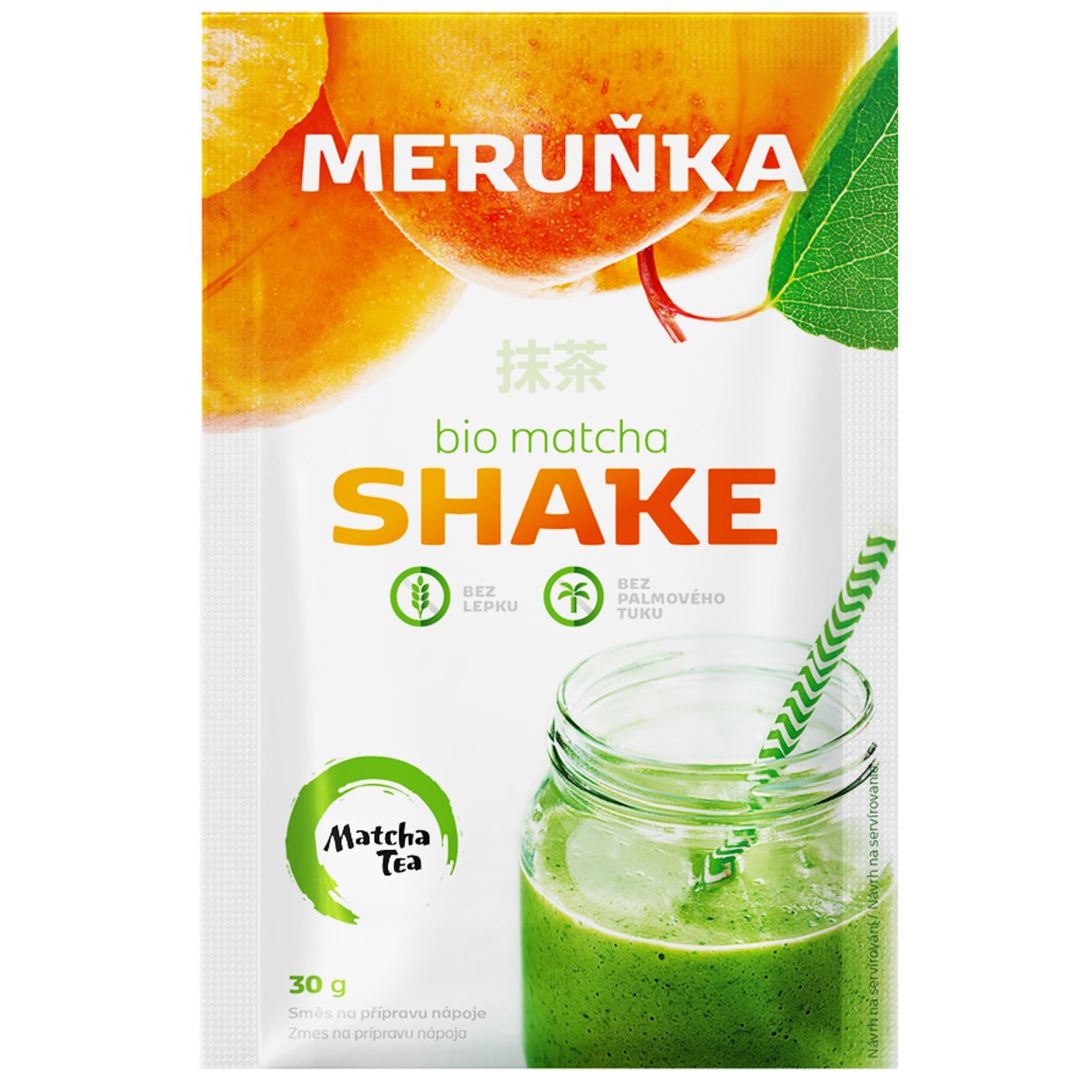 Matcha Tea Bio Matcha Shake 30 g - meruňka