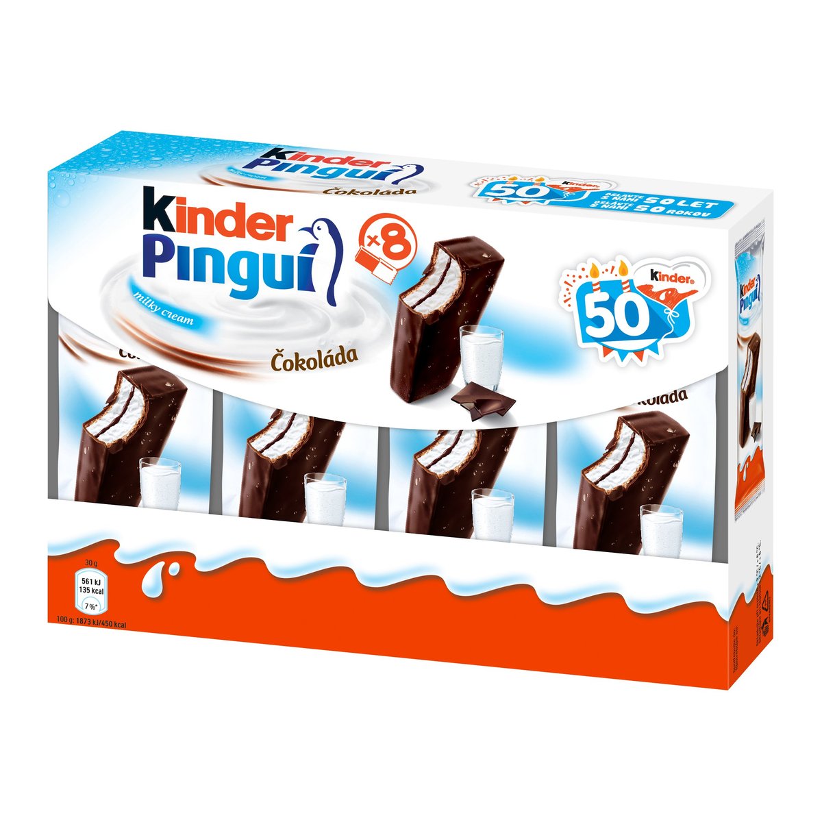 Kinder Pingui rodinné balení 8×30 g