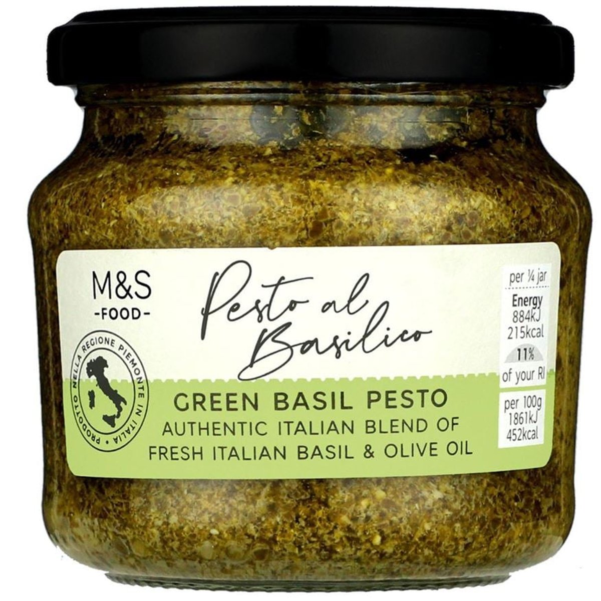 Marks & Spencer Italské pesto s bazalkou