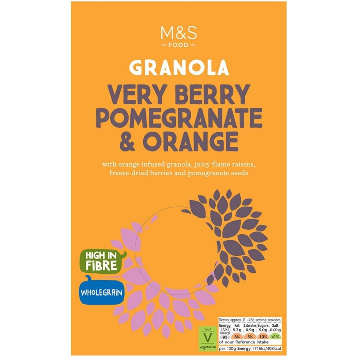 Marks & Spencer Berry Orange Granola