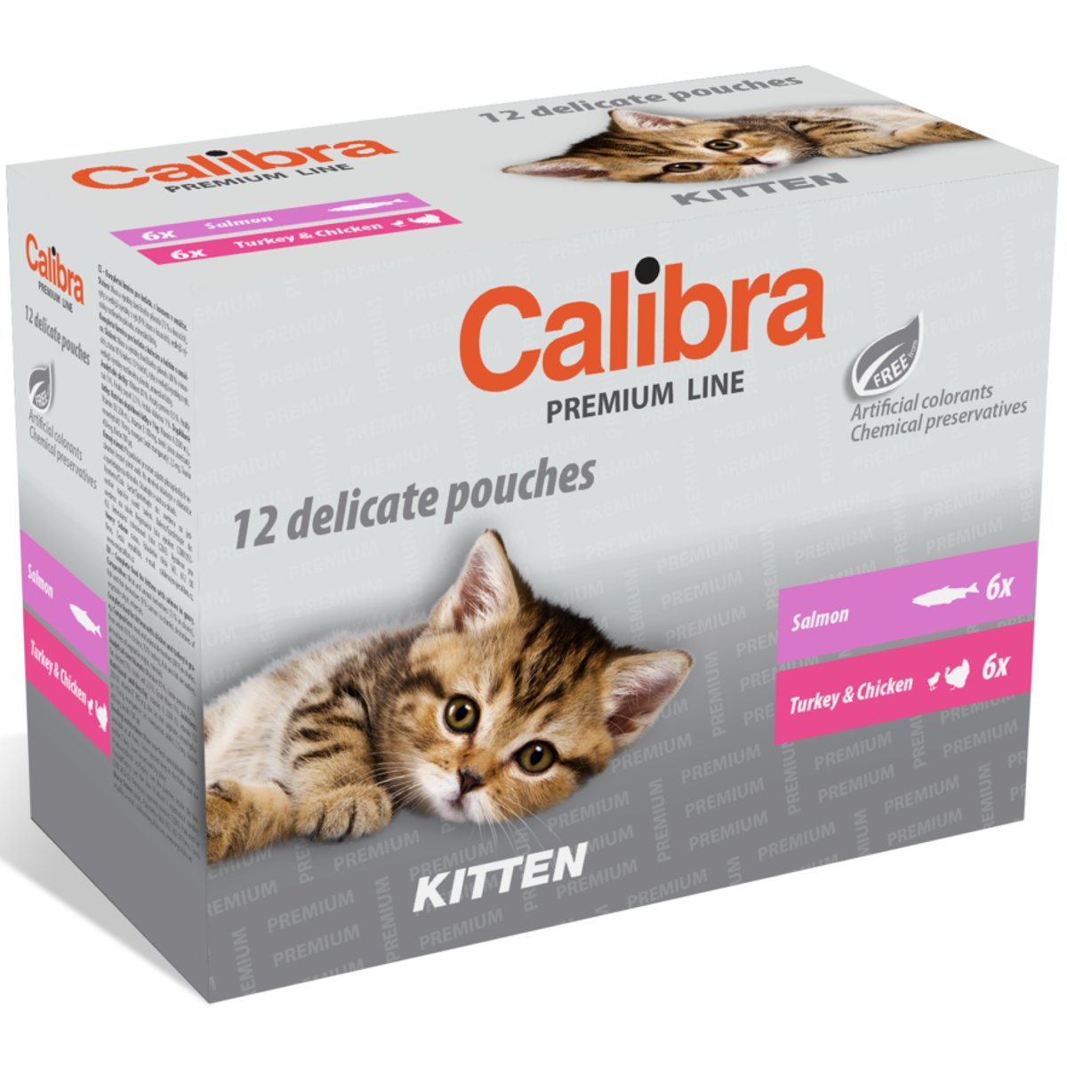Calibra Cat kitten kapsičky pro koťata multipack (12×100 g)
