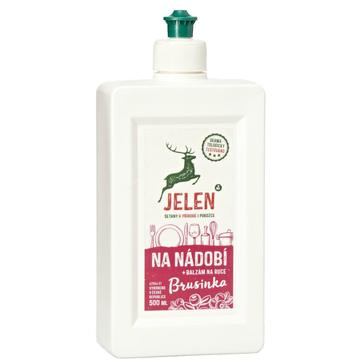 Jelen Na nádobí brusinka, 500 mlml
