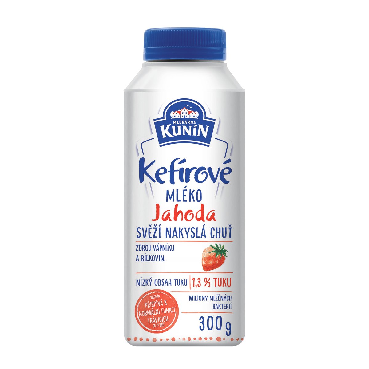 Levně Mlékárna Kunín Kefírové mléko jahoda
