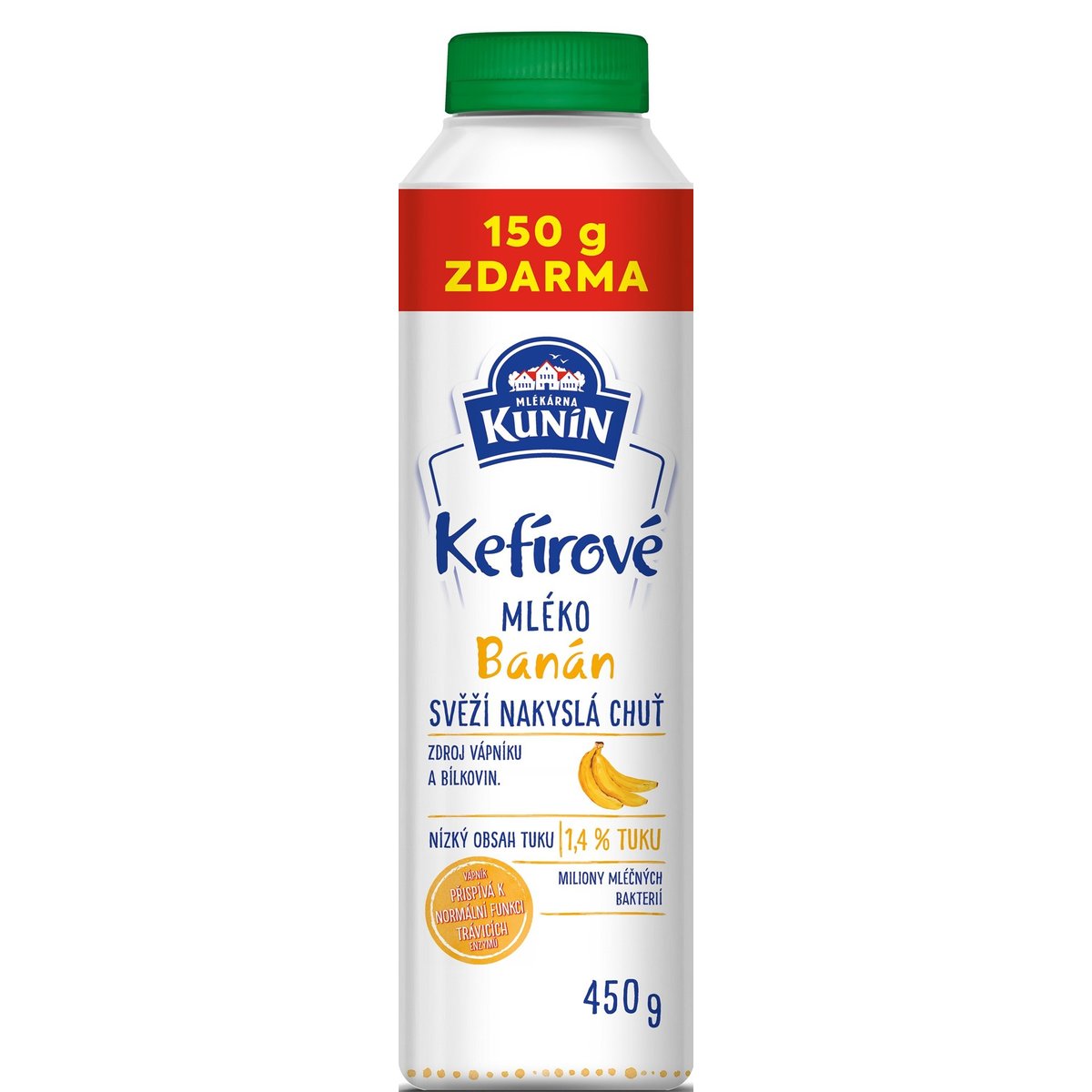 Mlékárna Kunín Kefírové mléko banán