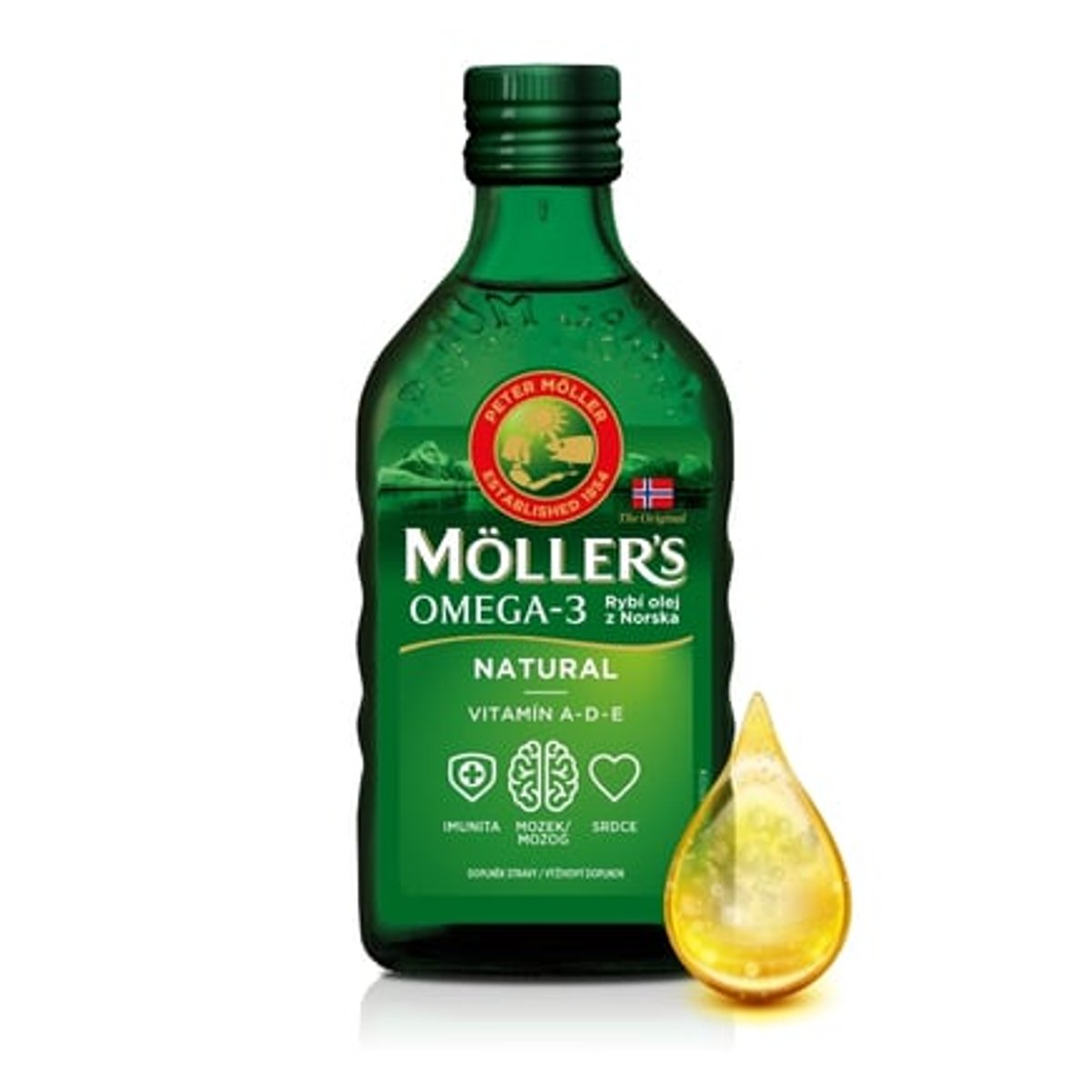 Mollers Omega 3 Natur olej 250ml