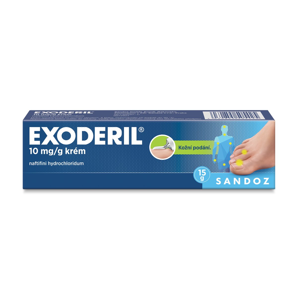 EXODERIL 10MG/G krém 15G