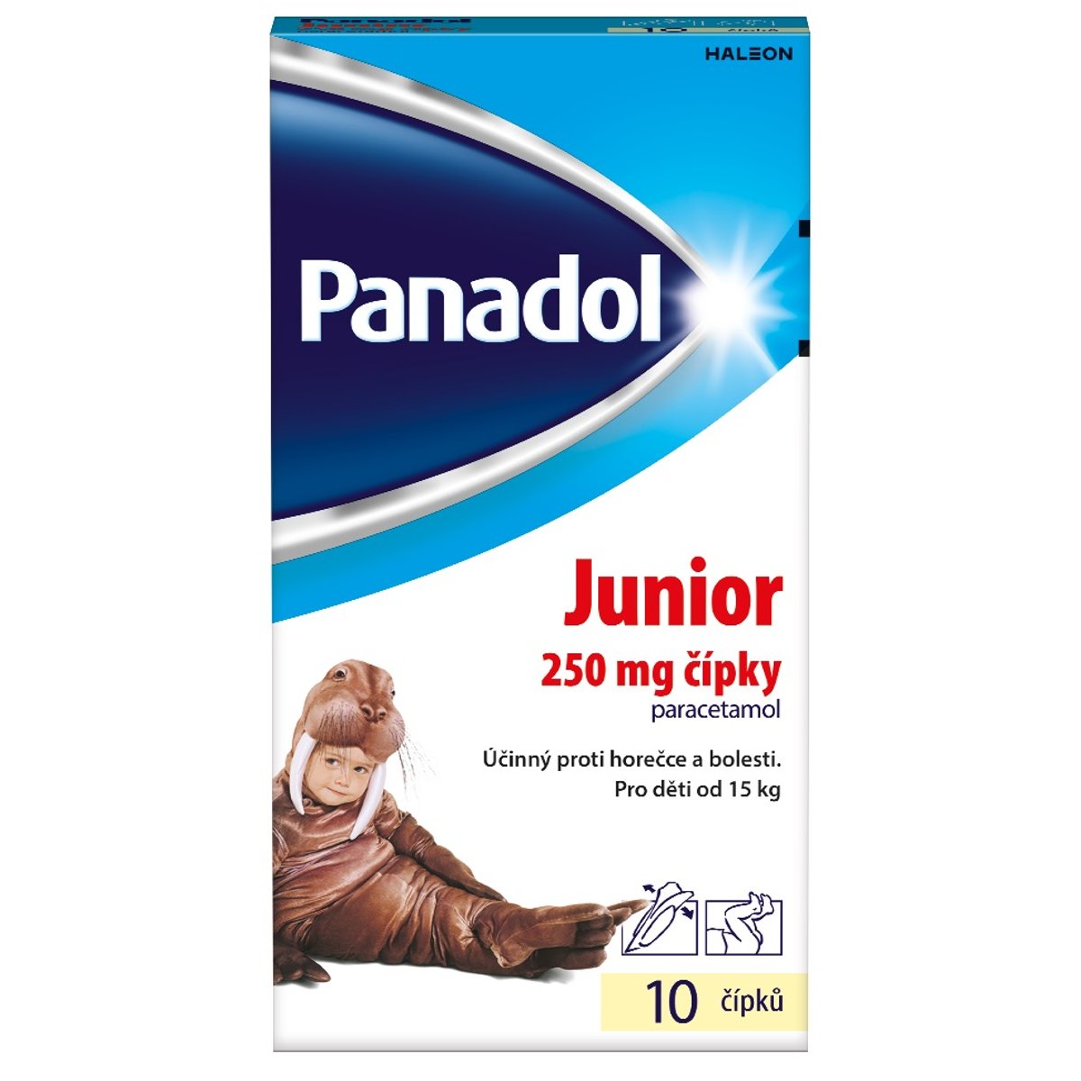 PANADOL JUNIOR 250MG čípek 10